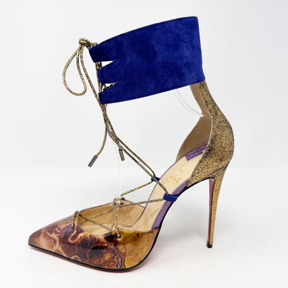 Christian Louboutin Corsankle Lace Up Heels Womens Size EU 40 - Picture 11 of 16